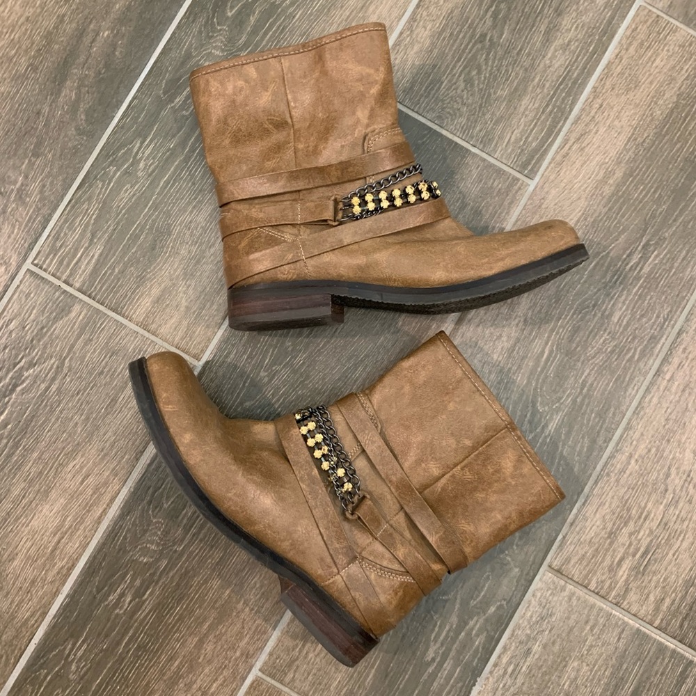 Coconuts Vegan Leather Booties